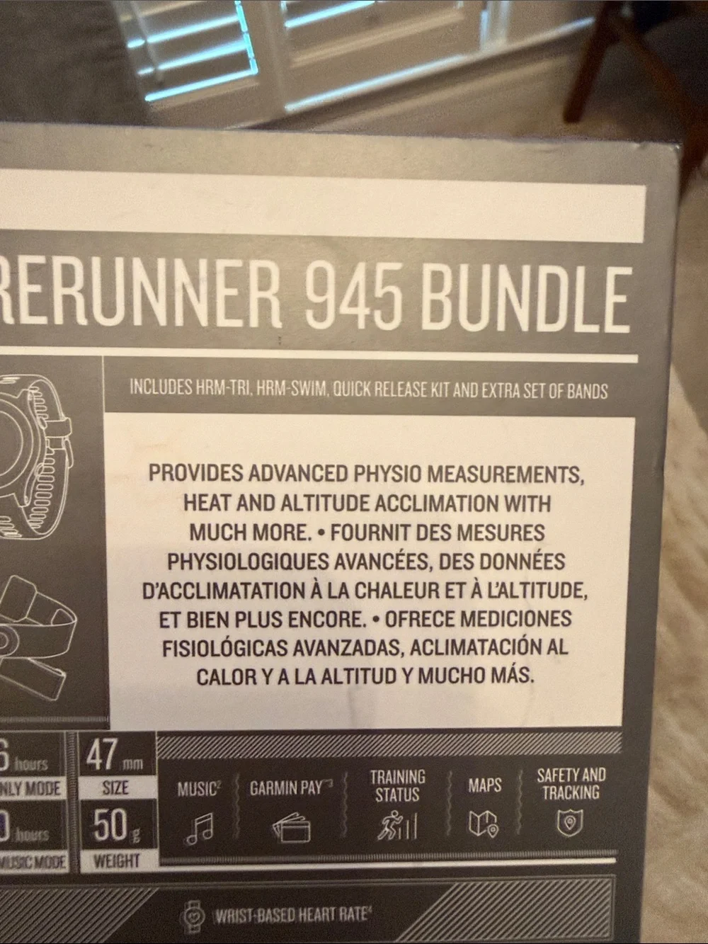 garmin Forerunner 945 Bundle NO WATCH